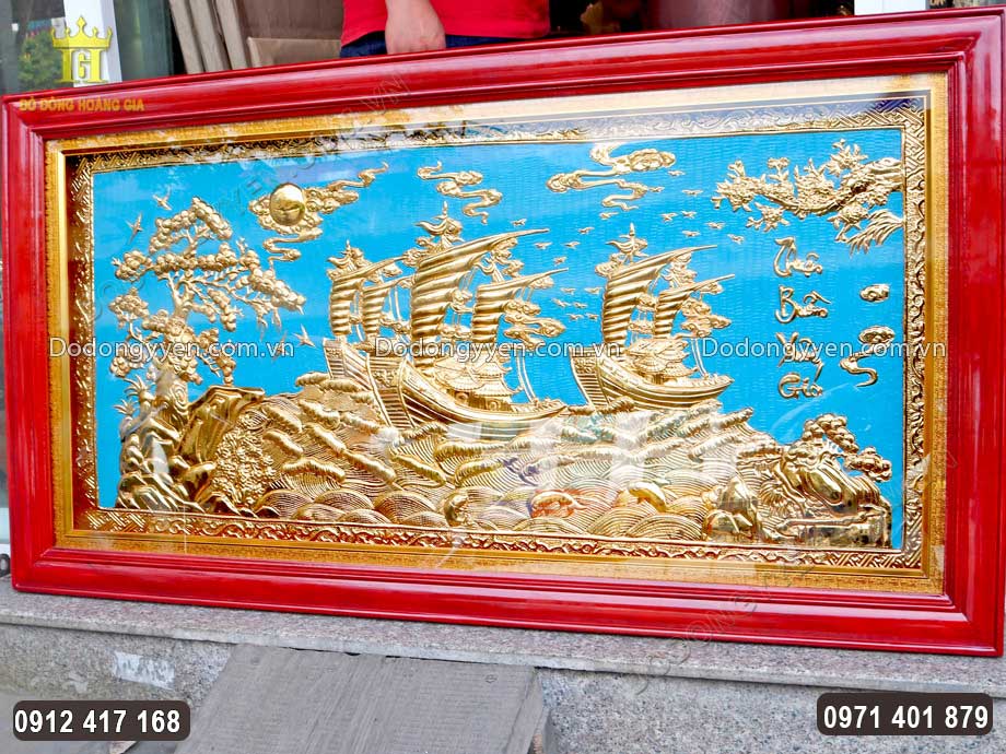 Tranh đồng thuyền buồm l&agrave; m&oacute;n qu&agrave; tặng &yacute; nghĩa d&agrave;nh tặng người th&acirc;n v&agrave;o những dịp đặc biệt
